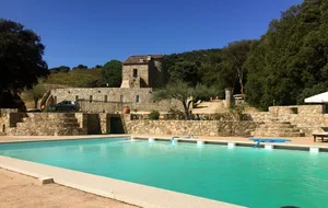 Image of Apartment in medieval residence with swimming pool