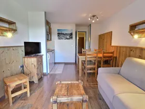 Image of Appartement rénové au cœur de la station pour skieurs, parking, animaux autorisés - FR-1-513-98