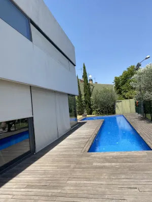 Image of Girona capital. Detached house with pool