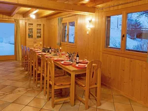 Image of Chalet, 350m from resort center, sauna, terrace, balcony, fireplace or stove, parking, tv