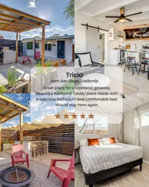 Image of Tucson Duplex-Left Unit-Firepit  · New!|Chic Duplex|Tucson||UofA|FirePit|2of 2
