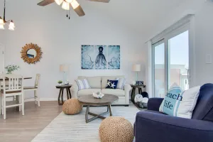 Image of Cozy oceanside studio, mere steps from the beach, and close to shops and dining