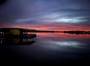 Image of Lakefront Retreat with Pool,  on site Private Boat  Ramp and  2 slip dock.