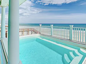 Image of Beautiful Oceanfront\/Creekfront - Palmetto Sun, Amazing! Private Oceanfront Pool