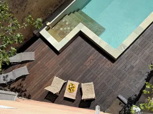 Image of Air-conditioned authentic village house with sea view, terraces and swimming pool