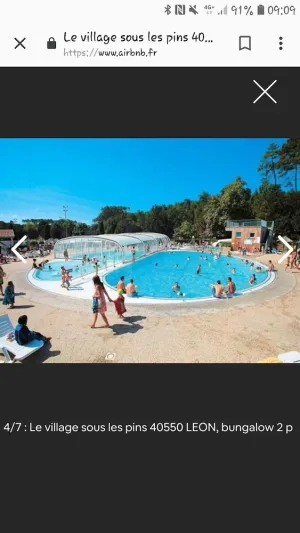 Image of Bungalow 6 places holiday village with heated swimming pools