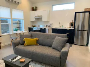 Image of Quiet & Peaceful Backyard Bungalow. Full Kitchen, W\/D, A\/C.