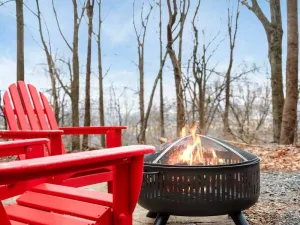 Image of Modern Mountain Cottage w Hot Tub, Fire Pit, WiFi