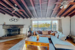Image of Scenic desert home with mountain views, covered patio, AC, & washer\/dryer