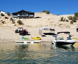 Image of The Lighthouse ON YUBA Lake front private beach boat dock 5 acre 17 beds 6 baths