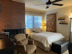 Image of Charming Studio w\/ Fireplace & Kitchen — Steps to Sand