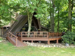 Image of Private Cabin with Lake & Mountain Views on 10 Acres - Near Resorts - Book Now!