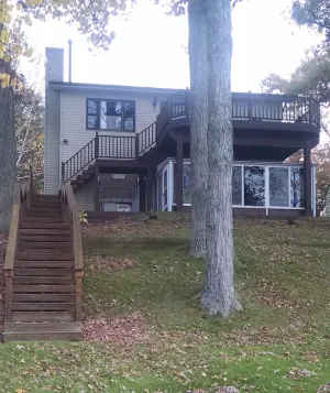 Image of Lakefront Home On Private All Sports Lake