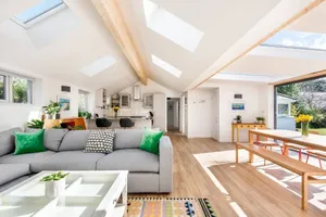 Image of Trevint - Modern beach house in Falmouth near beach, private garden and parking