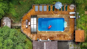Image of Lakeside Home Hot Tub + Heated Pool on Private 5 Acres