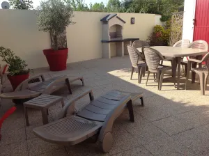 Image of House in secure private residence with swimming pool and bicycles