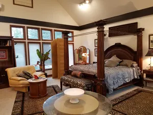 Image of River Rock Room at Muse House:   Secluded Luxury in horse country.