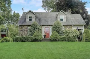 Image of Beautiful stone house in pastoral riverside town