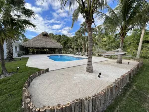 Image of Tropical oasis with amazing tiki
