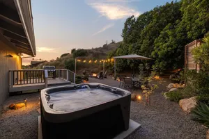 Image of Luxury Farmhouse Cottage with Ocean & Island Views, Spa, Fire Pit & Hammocks