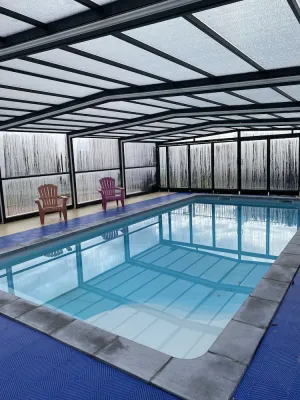 Image of LAULIVIER-Piscine Campagne Gite 15 persons