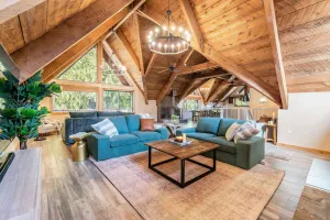 Image of Cabin on Peaceful creek w\/ hot tub, sauna, firepit- minutes from Hurricane Ridge