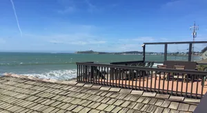 Image of Miramar Beach oceanfront home w\/ amazing deck views & just steps from the beach
