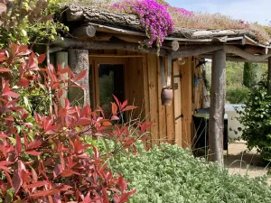 Image of Hobbit house with private spa and swimming pool, unusual & nature near Carcassonne
