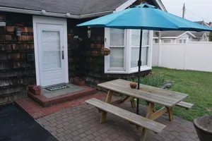 Image of Cozy Beach Cottage on Rear of Property. Just 4 BLOCKS from the beach!