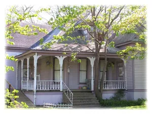 Image of Historic Cottage with Backyard Pond