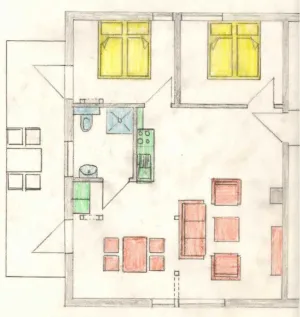 Image of Drei - Raum - Ferienwohnung Lockwerder - Ferienscheune am Lustweg