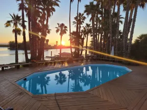 Image of Paradise Point. 1 minute to fast water and a beach!  Pool, Spa, Dock. Sleeps 10