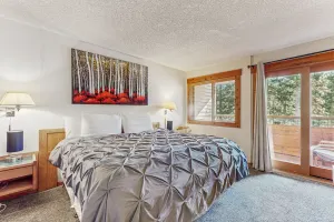 Image of Second-level studio with mountain views - pool & covered balcony