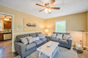 Image of Updated dog-friendly house with water access, firepit, WiFi, & boat slip launch