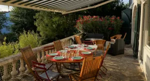 Image of Charming 2 bedroom flat at garden level  within an Art Nouveau villa