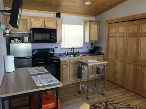 Image of The Red Station by Glacier - Apartment #1 with AC and laundry