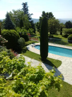Image of Beautiful stone house with splendid view over the valley, pets welcome