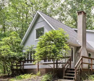 Image of The Gray Chalet - private lot close to Lake Wallenpaupack & downtown Hawley