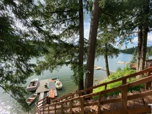 Image of Lakefront guest house,  dock access. Kayak, peddleboat, and rowboat... fishing.