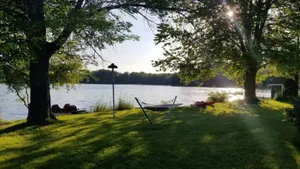 Image of Family-friendly lakefront cabin with large outdoor space!
