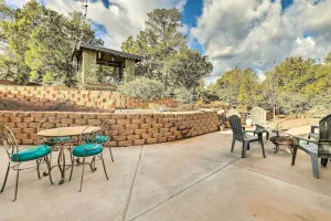 Image of Gazebo & Fire Pit: Pet-Friendly Payson Home!