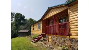 Image of The ranch style sandstone log home 3BR 2BA