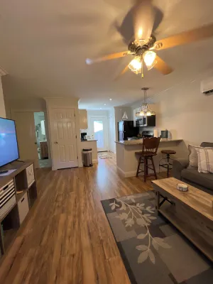 Image of Cozy cottage with private shaded patio and grilling area. Perfect Retreat!