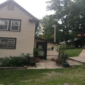 Image of Farmhouse transformed into a spacious lake house on Conesus Lake.