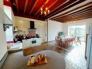 Image of Spacious cottage with private pond and games in Saint-Aubin-du-Désert