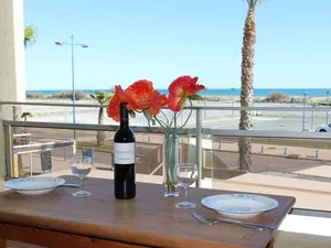 Image of Beachfront Studio with Sea View - 2 People, Walk to Beach & Market