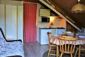Image of 200m from resort center, 6th floor, view resort, balcony, tv, ski locker, 21m², Risoul