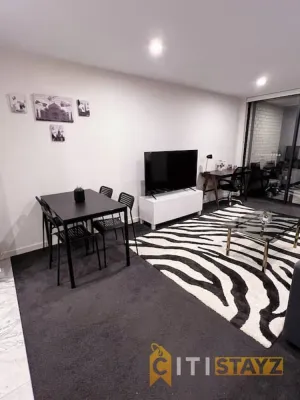 Image of Black & White Delight - 2bd 2bth