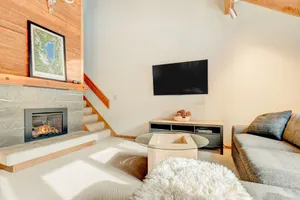 Image of Ski-in\/ski-out townhome with fireplace, pool, hot tub & on-site ski\/sled hill