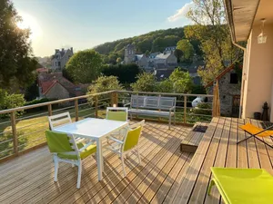 Image of Big House Bay of Mont Saint Michel close to the sea, St Jean Thomas